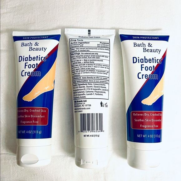 Skincare Bath Beauty Diabetic Foot Cream Set Of 3 Poshmark